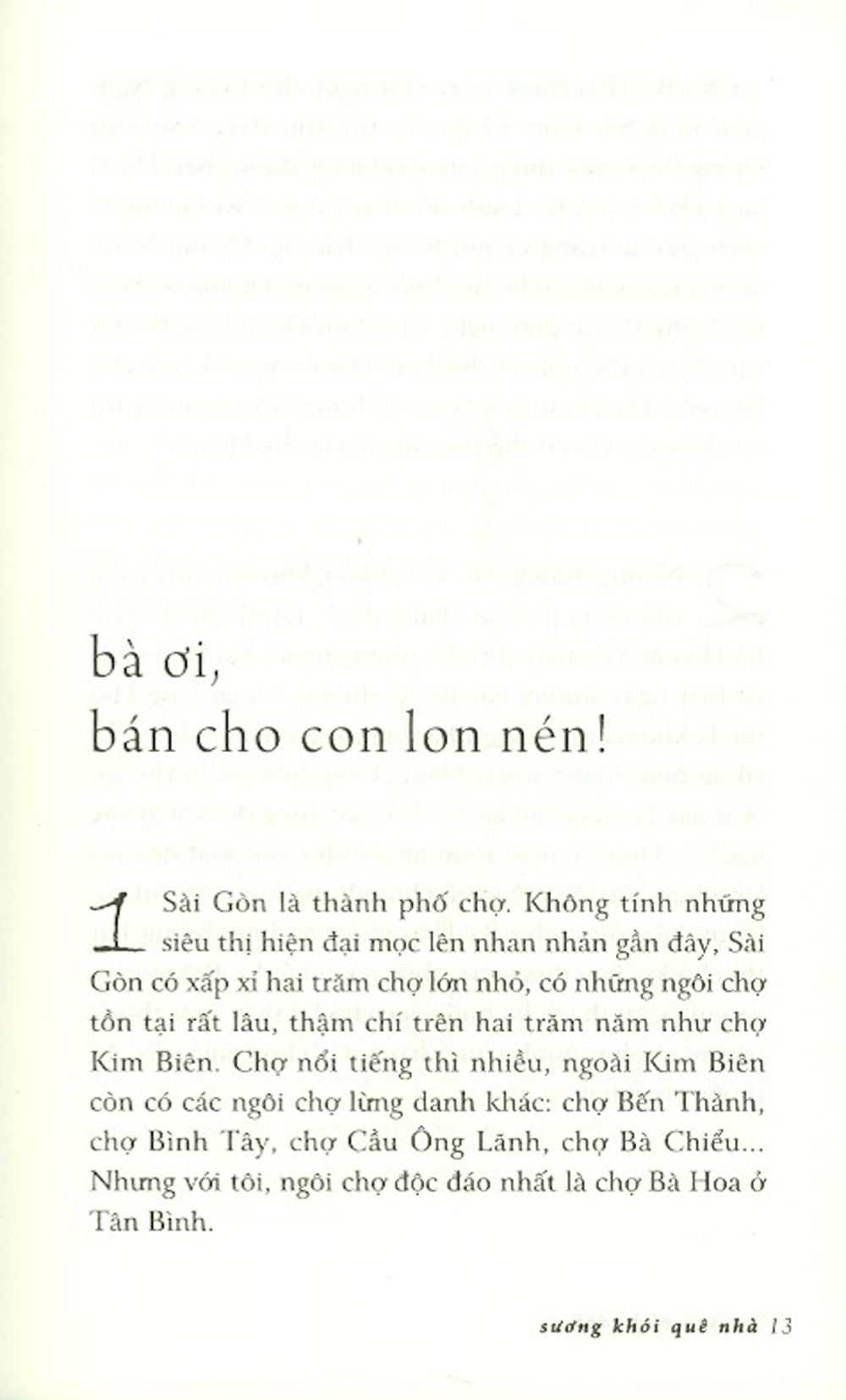 Sương Khói Quê Nhà (Tạp Văn)