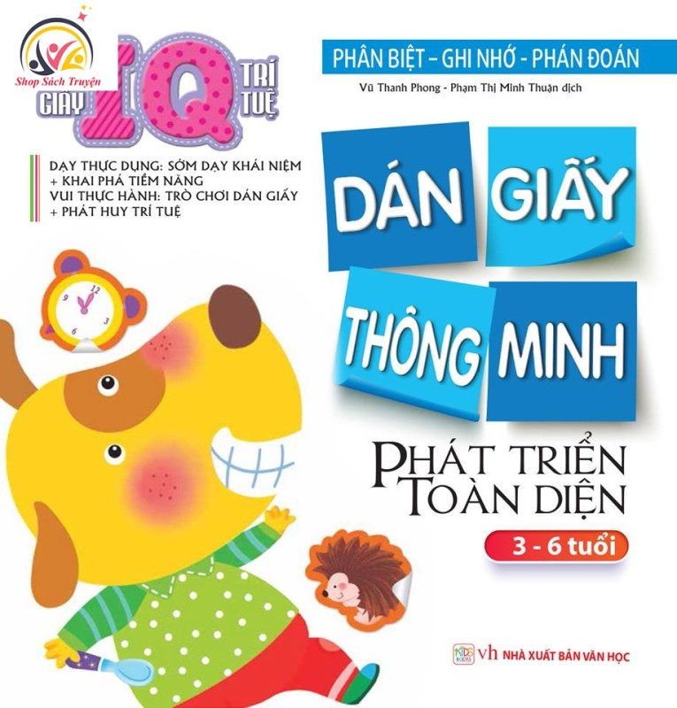 Mua Sách Dán Giấy IQ Trí Tuệ - Phân Biệt, Ghi Nhớ, Phán Đoán Quyển 6