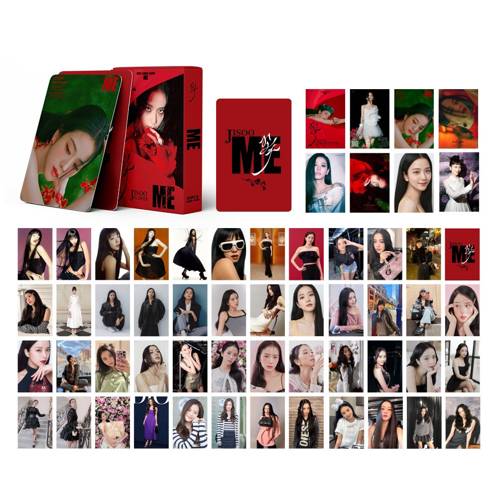 Hộp 54 lomocard BLACKPINK Jisoo (Hộp 54 ảnh bo góc Jisoo BLACKPINK)