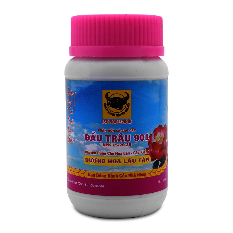 PHÂN BÓN LÁ CAO CẤP ĐẦU TRÂU 901 - 15-20-25 100G