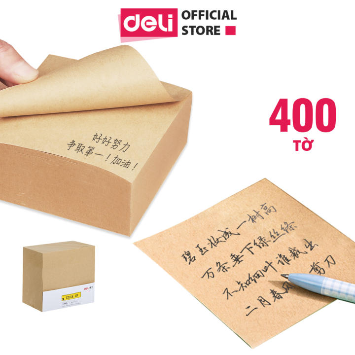Giấy nhắn văn phòng 400 tờ/tệp Deli –…
