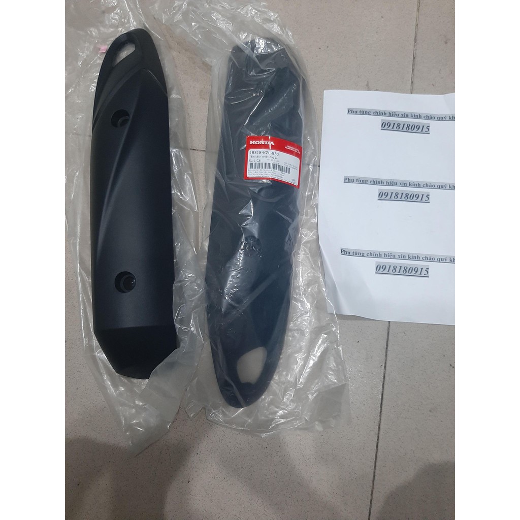 Ốp bô Tấm cách nhiệt ống xả vision 2011-2013 honda