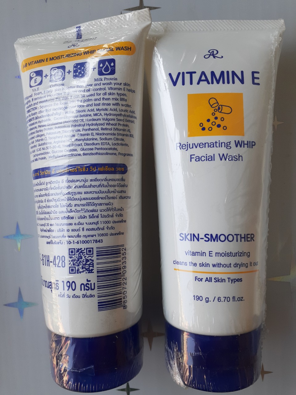 [HCM]Sữa rửa mặt  Vitamin E 190g Thái Lan