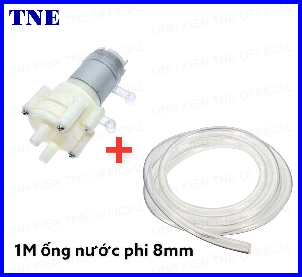 Bơm nước tự mồi 12V sử dụng động cơ 365