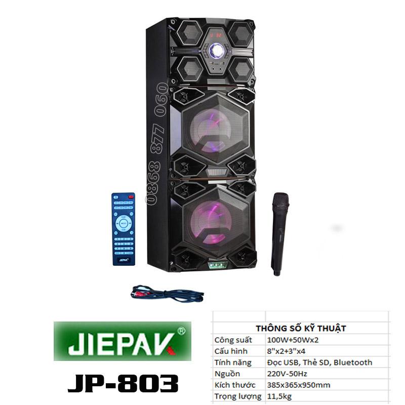 Loa cây karaoke có kích USB bluetooth JIEPAK 803