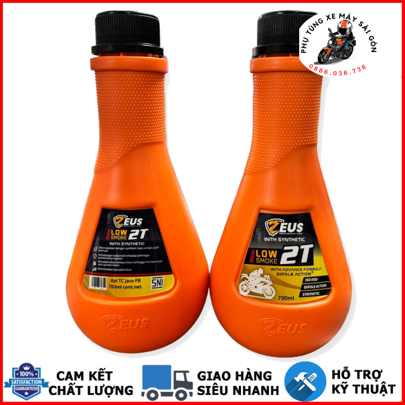 Nhớt 2 thì zeus 2t 700ml, nhớt thơm - nhập khẩu indonesia