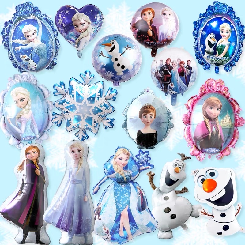 Snow flozen princess ball set combo, birthday decoration