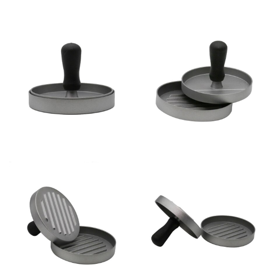 Khuôn ép thịt hamburger hình tròn/ Dụng cụ ép thịt làm hamburger
