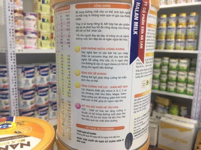 Sữa Nghệ NANOVI Curcumin 400G