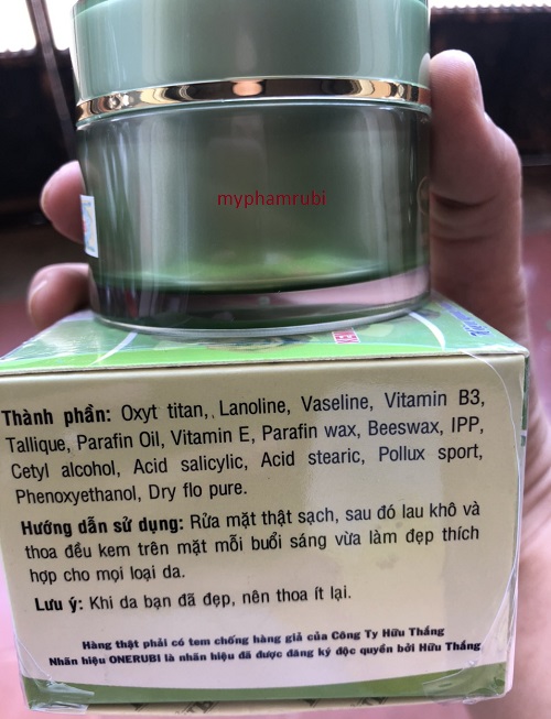 KEM DƯỠNG TRẮNG DA 10 TÁC DỤNG RUBI