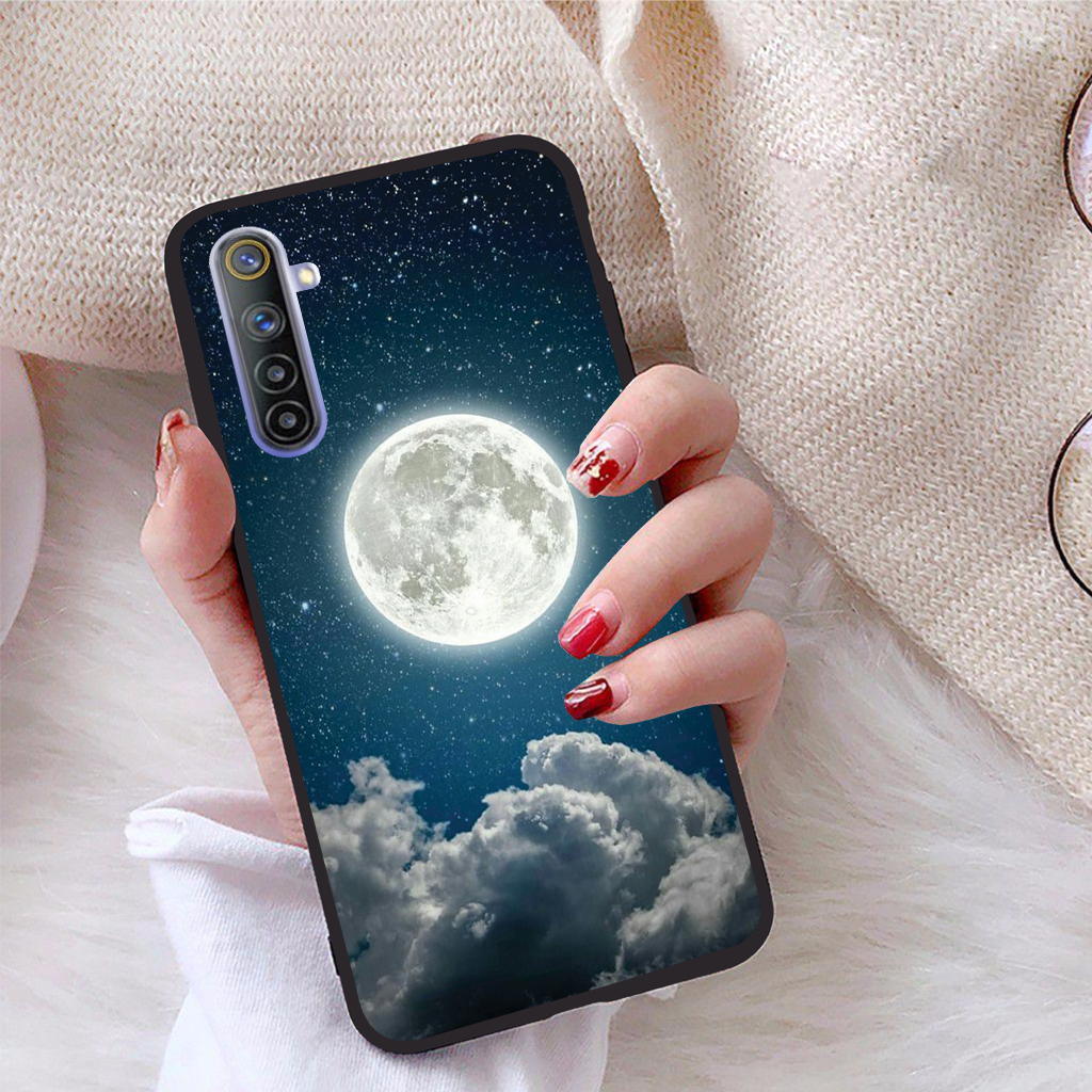 [HCM]Ốp lưng iCase dành cho Realme 6 viền dẻo TPU BST Vầng Trăng Lung Linh