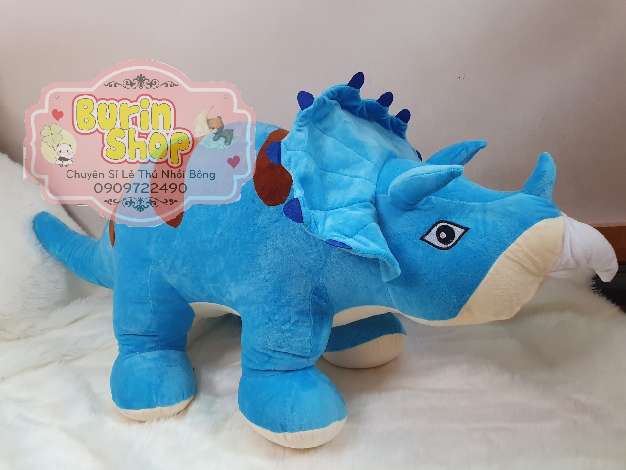 GẤU BÔNG KHỦNG LONG 3 SỪNG