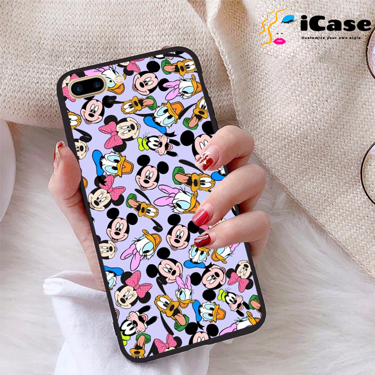 Ốp lưng iPhone 7 Plus viền dẻo TPU BST Hoạt Hình