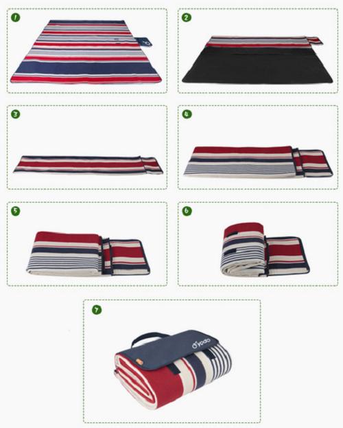 [HCM]Thảm du lịch chống thấm nước gấp gọn tiện ích