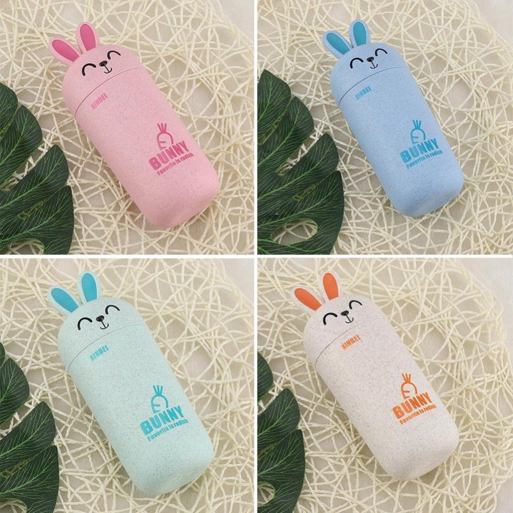 [HCM]Bình nước lúa mì thỏ Bunny siêu dễ thương 300ml