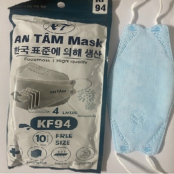 Khẩu trang KF 94 (Chuẩn Hàn Quốc)