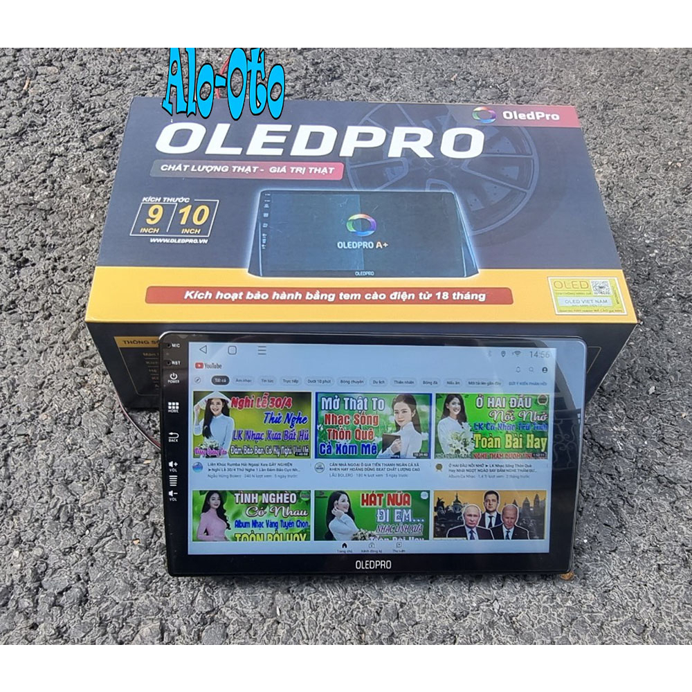 Màn Android Oled Pro A5 2023 new Tặng định vị Việt map Định vị Giám sát ...