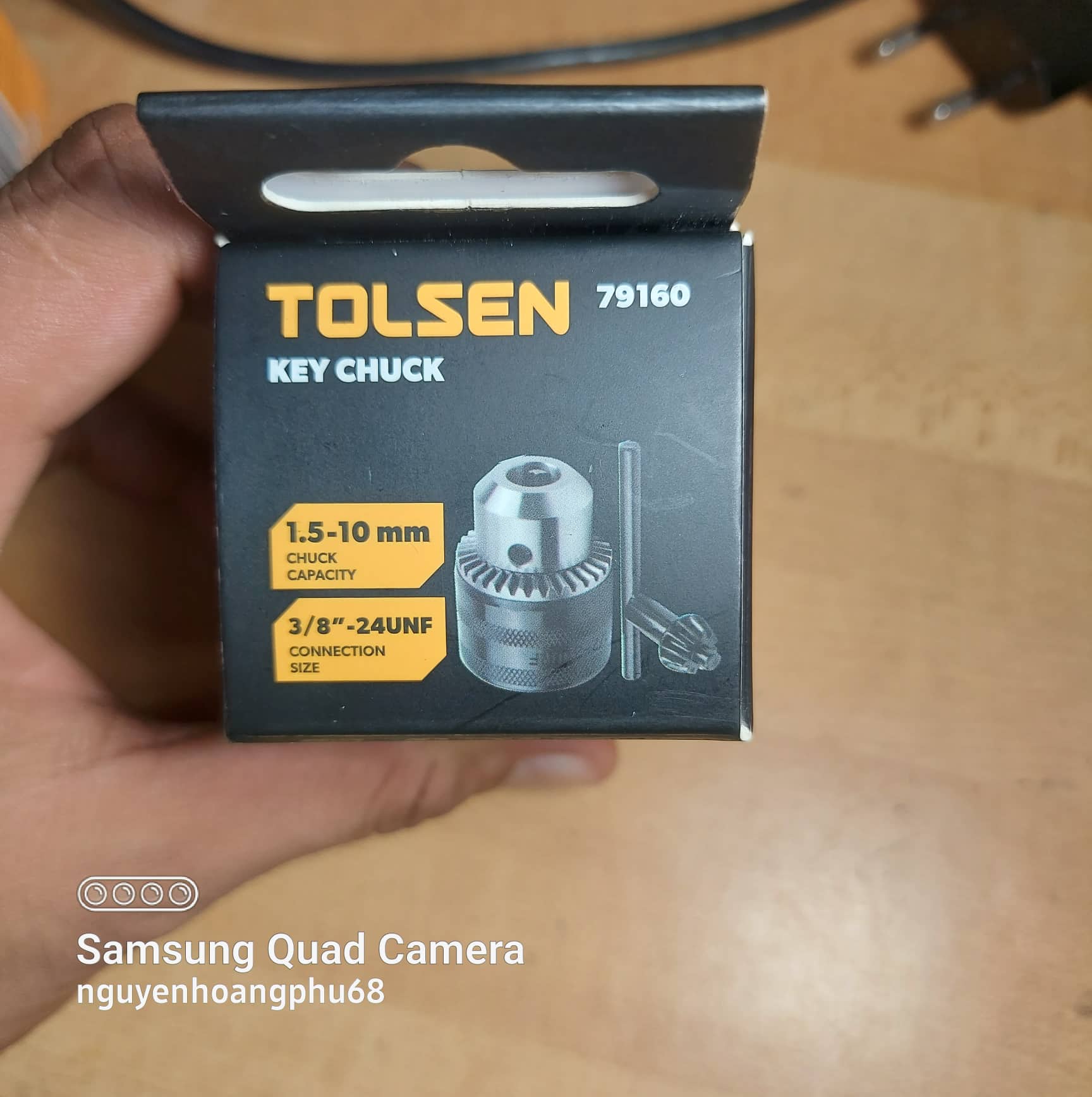 đầu kẹp mũi khoan tolsen 10mm 13mm