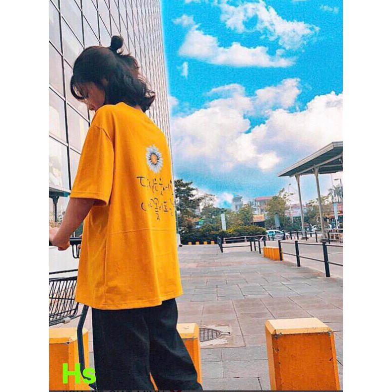Áo hoa cuc lưng màu vàng U9823