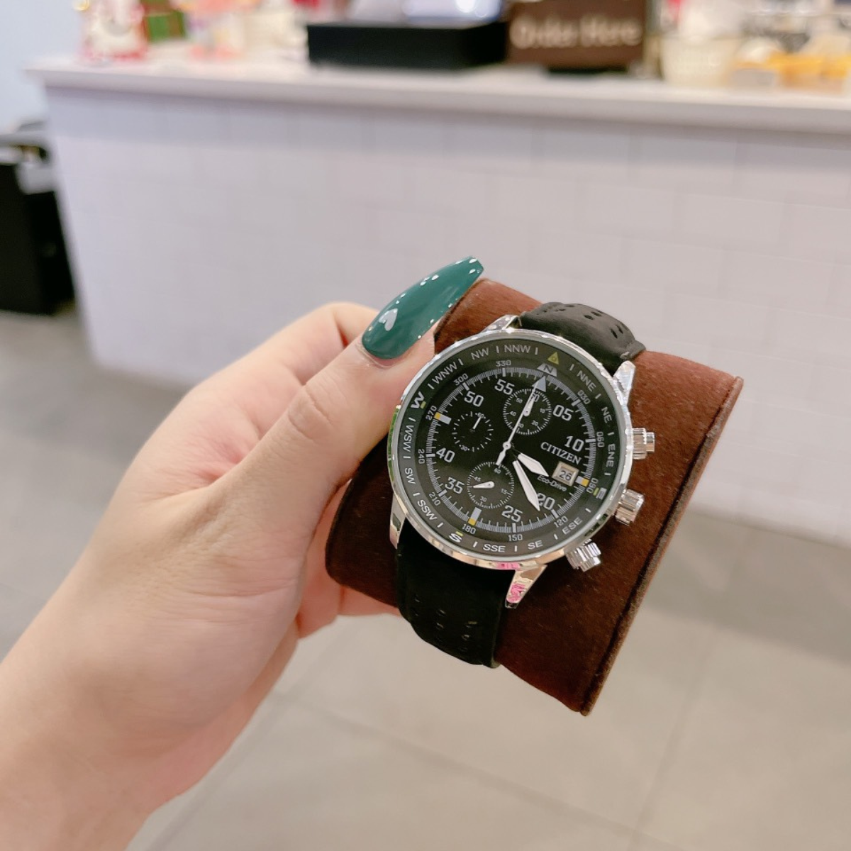 Đồng hồ nam Citizen full kim dây da đẳng cấp
