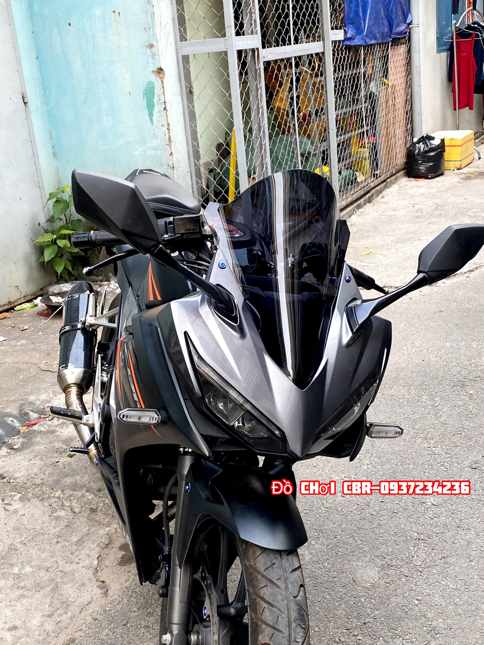 Kính chắn gió CBR150 allnew 2019 thailandv3