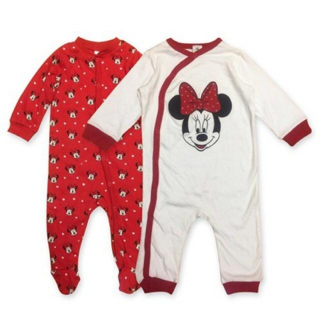 Sét 2 body liền tất Mickey cho bé 0-24 tháng