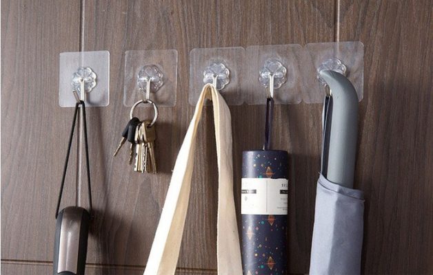 SET 10 Móc treo chịu lực trong suốt- Móc dán chịu lực
