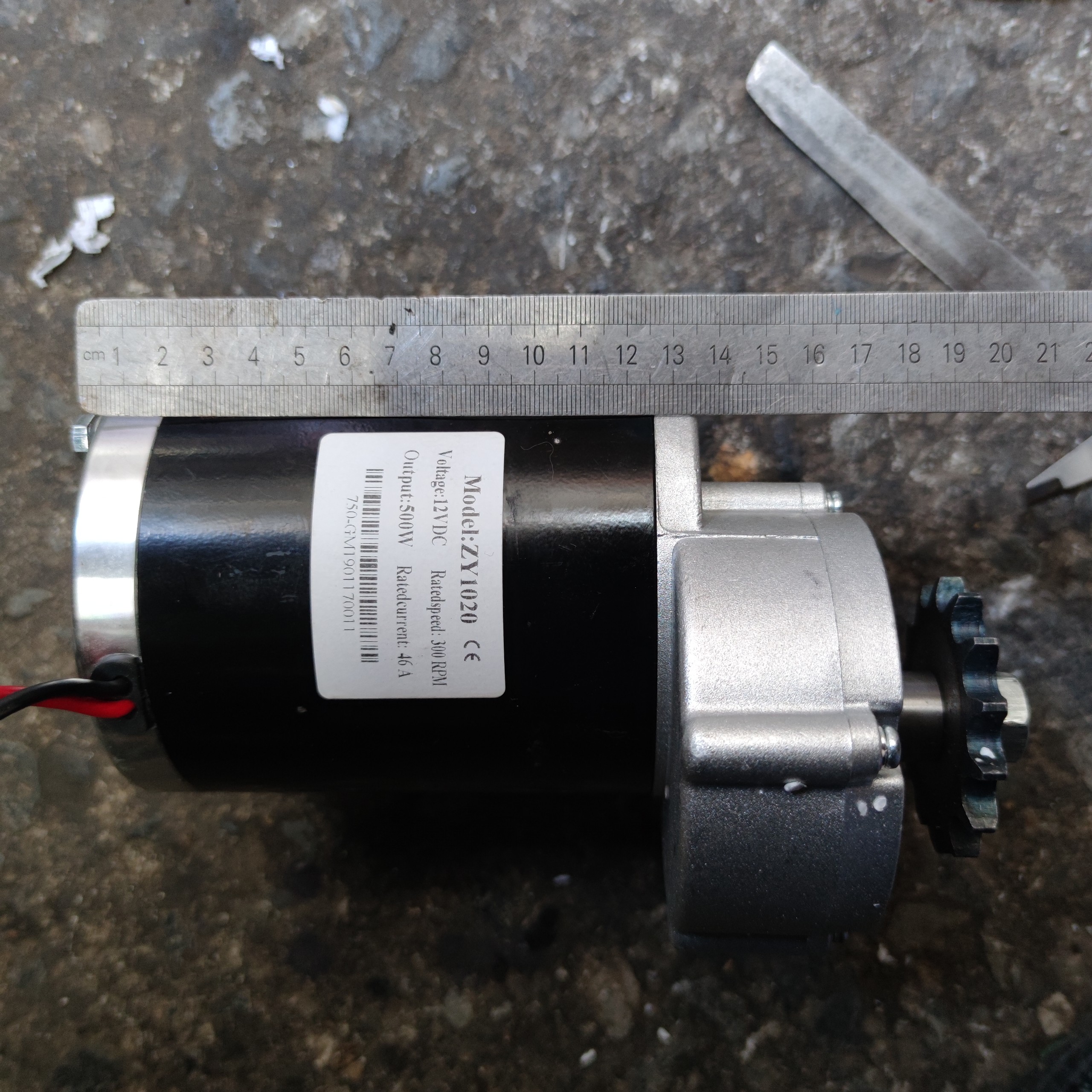 Motor giảm tốc 12v 500w dòng tải nặng