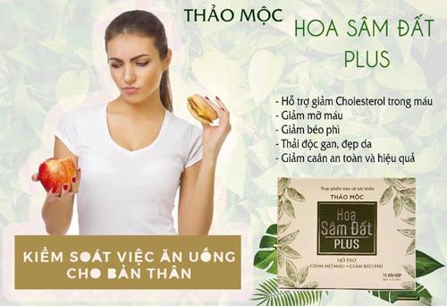 [HCM](Mẫu Mới 2021) Giảm cân Hoa Sâm Đất Plus
