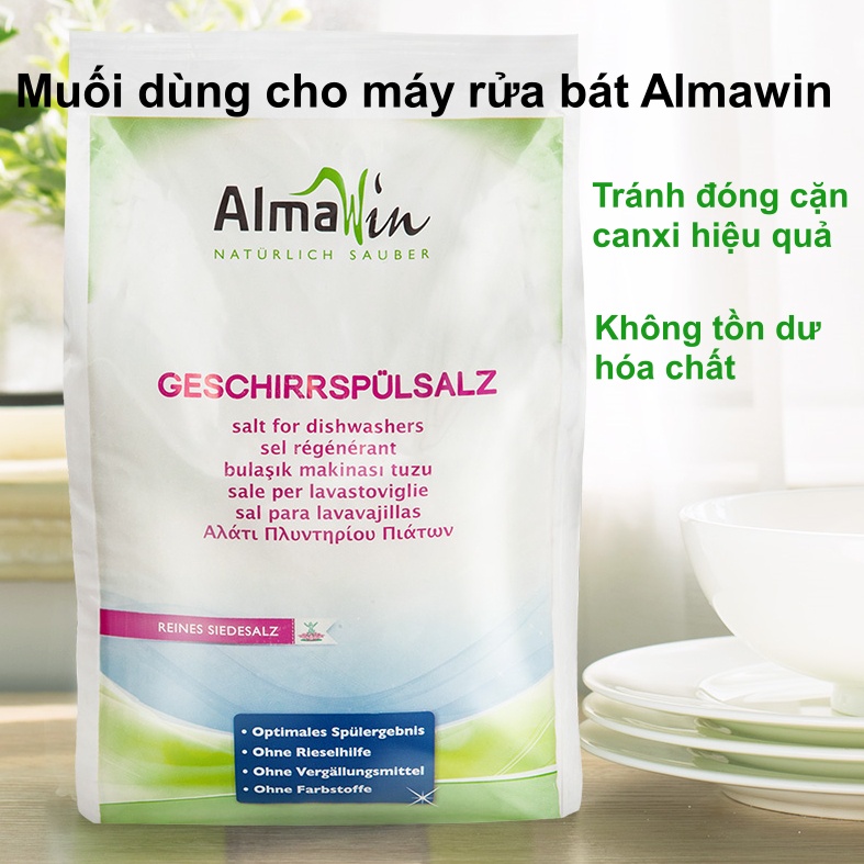 Muối Rửa Bát Almawin Hữu Cơ 2Kg