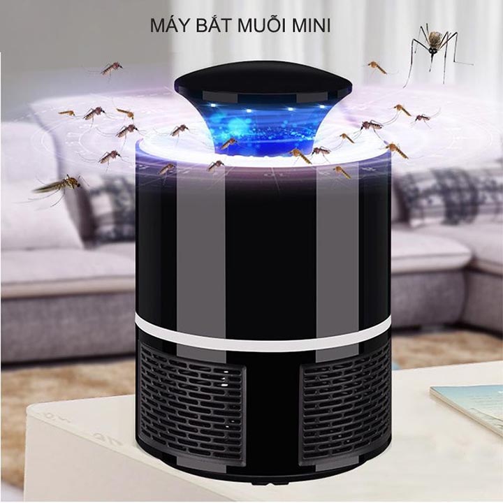Đèn Bắt Muỗi Hình Trụ Thông Minh Cắm Cổng USB