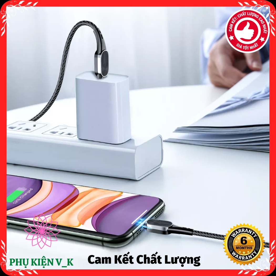 (Giá Hủy Diệt) Cáp Sạc Nhanh 20W TypeC to Lighting Dùng Cho Iphone