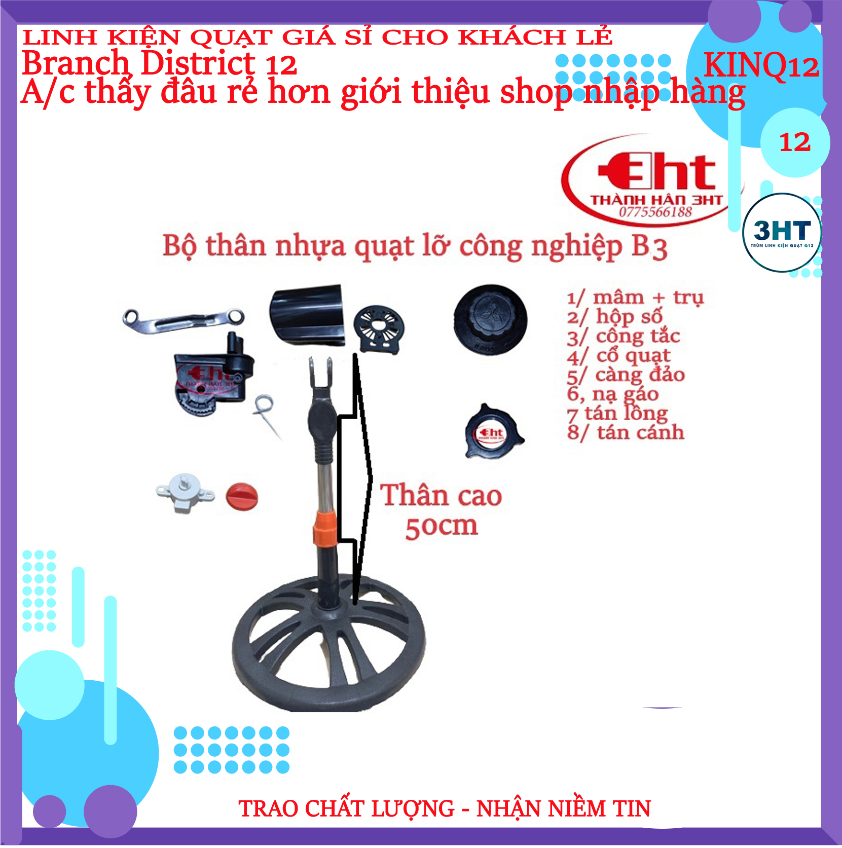 BỘ THÂN QUẠT LỠ B3