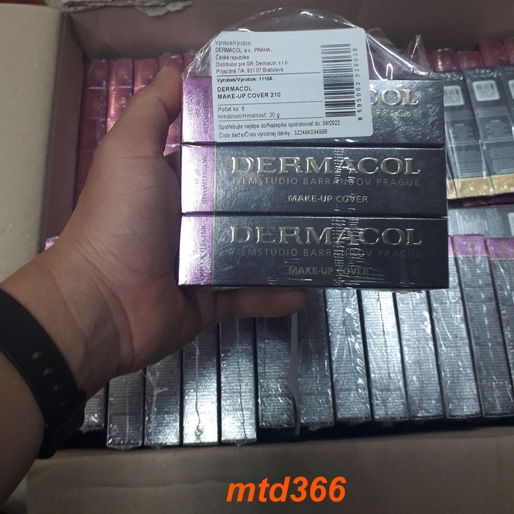 Kem Che Khuyết Điểm Dermacol  (số 218) Make-Up Cover 30g.