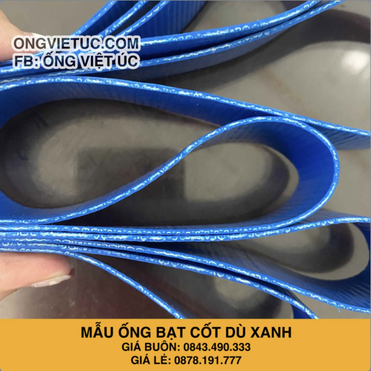 10 SẢN PHẨM MẪU ống bạt bơm nước phi 65MM (60MM)