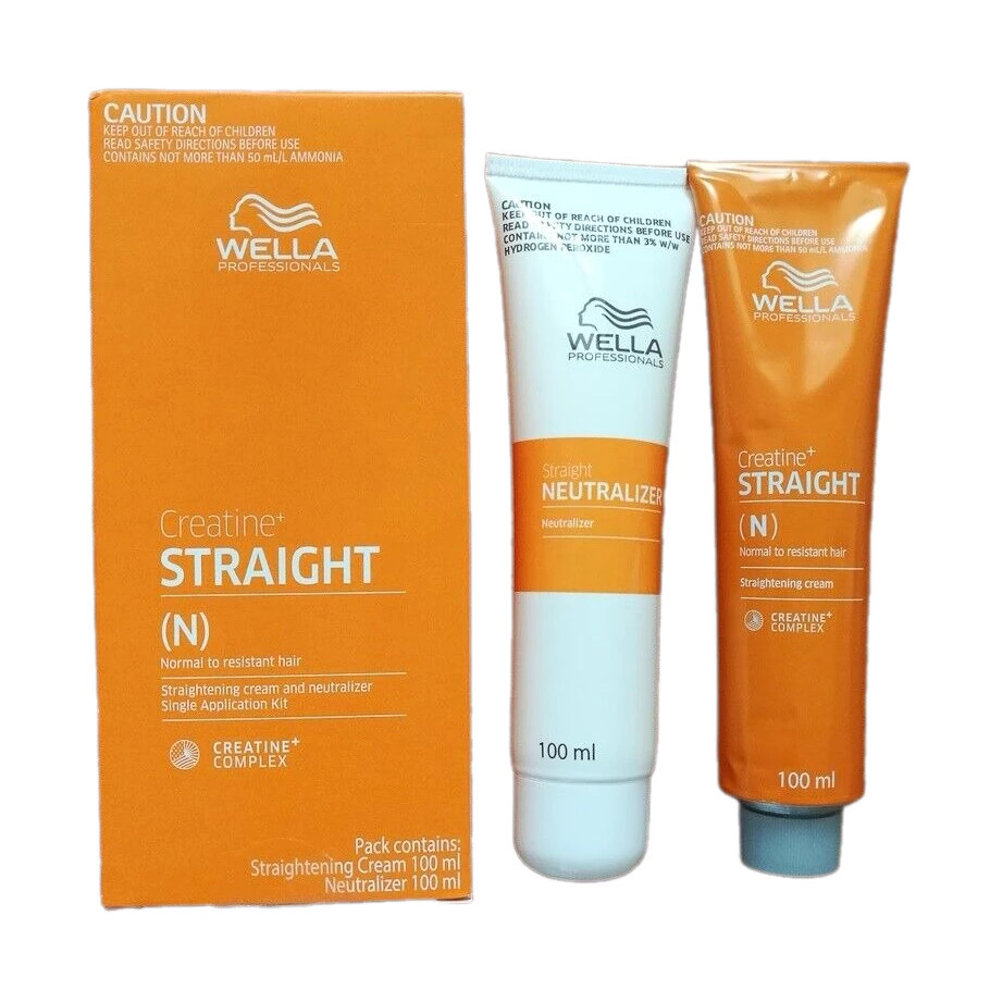 [HCM]Bộ Kem Duỗi Tóc Wella Creatine Straight 100ml X2 ( Mới)