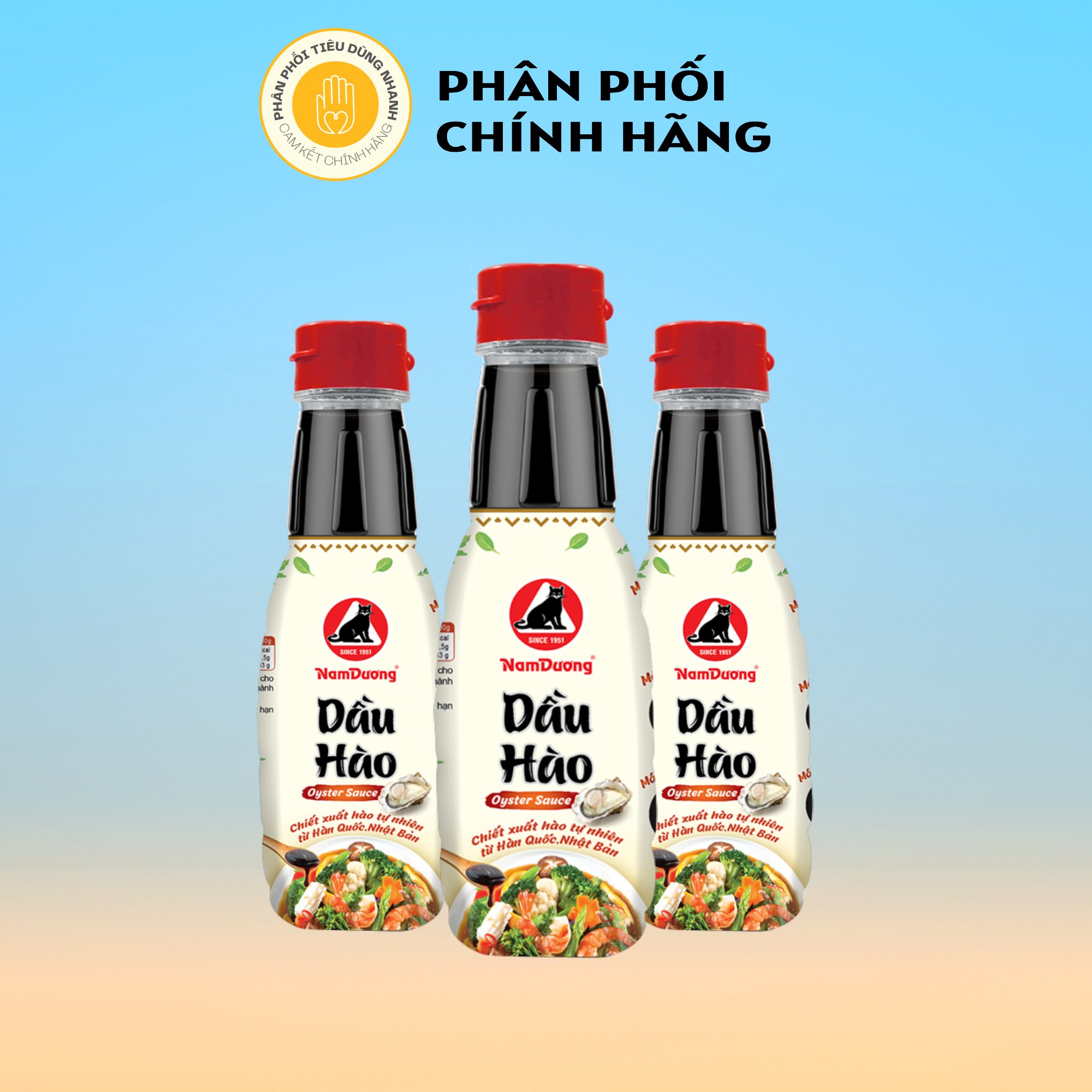 Combo 3 chai dầu hào hảo hạn nam dương chai 270g