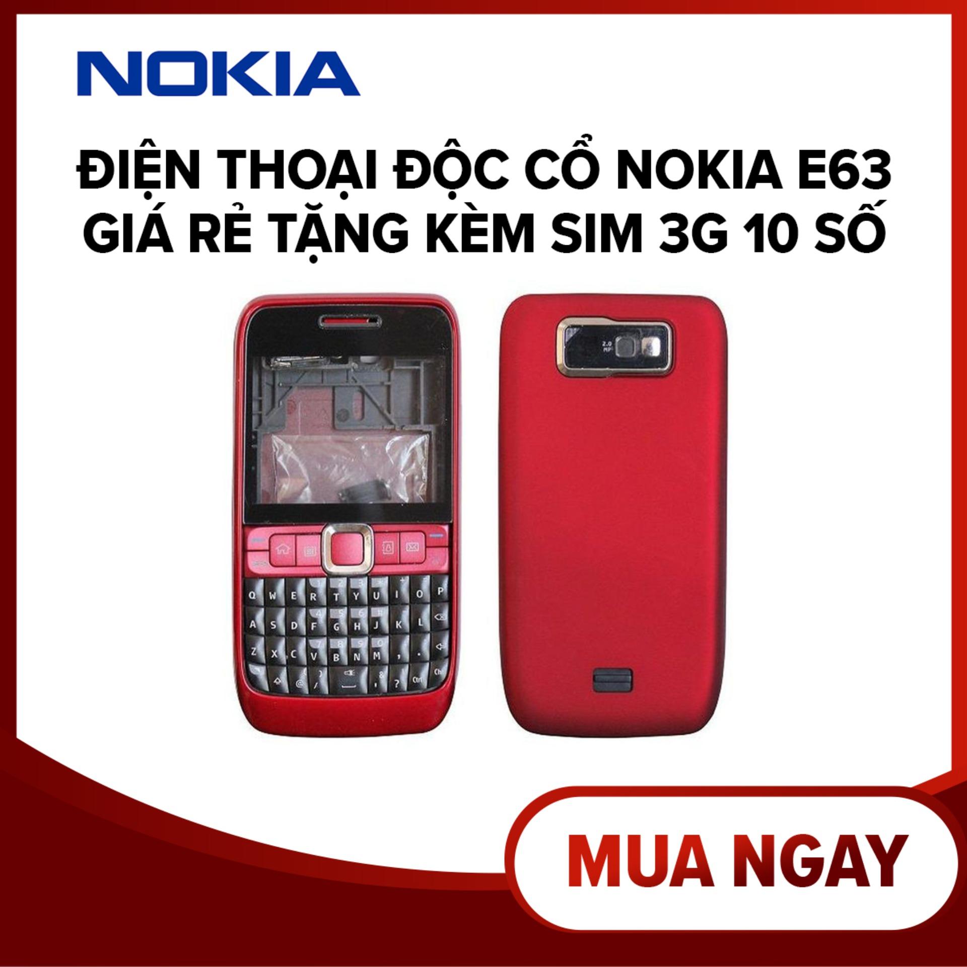 Điện thoại độc cổ NOKIA E63 giá rẻ tặng kèm sim 4g