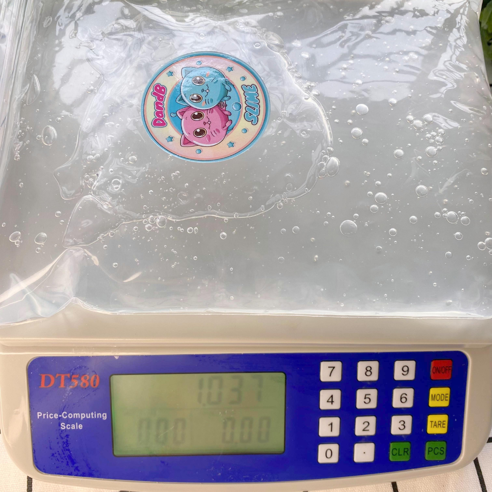 1KG Clear Slime - Base Slime Mềm Dẻo Có Kèm Chất Làm Đông