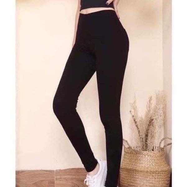Quần Legging nữ Nâng Mông chất cotton cao cấp co giãn 4 chiều