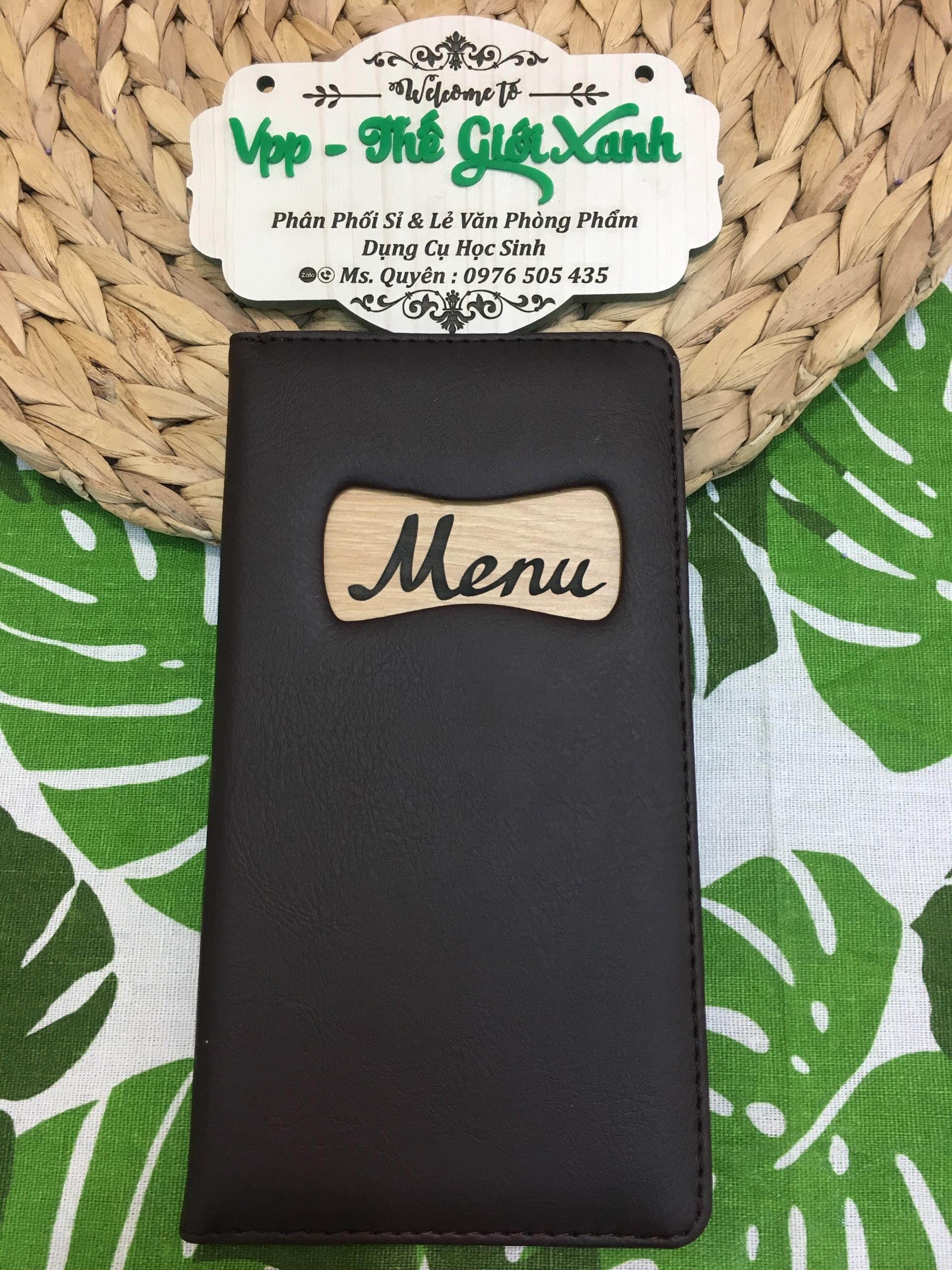 Bìa Menu 10 lá 202 (12*23CM)