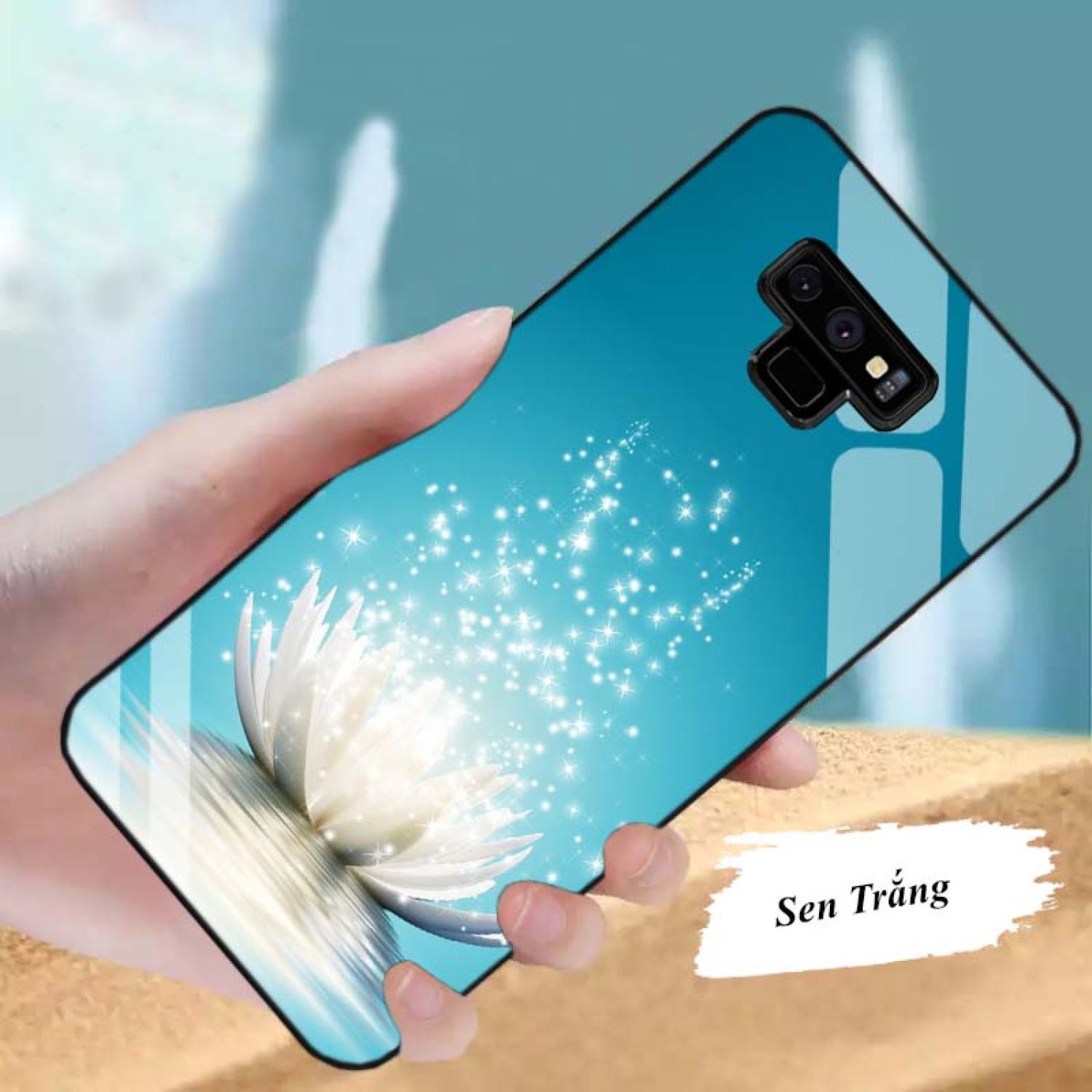 Ốp SAMSUNG NOTE 9 Lưng Kính Cường Lực Cao Cấp Mới ƞhất