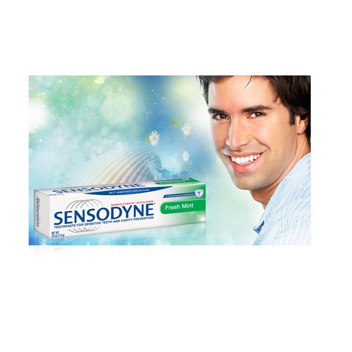 Kem Đánh Răng Sensodyne Bạc Hà Fresh Mint 100g