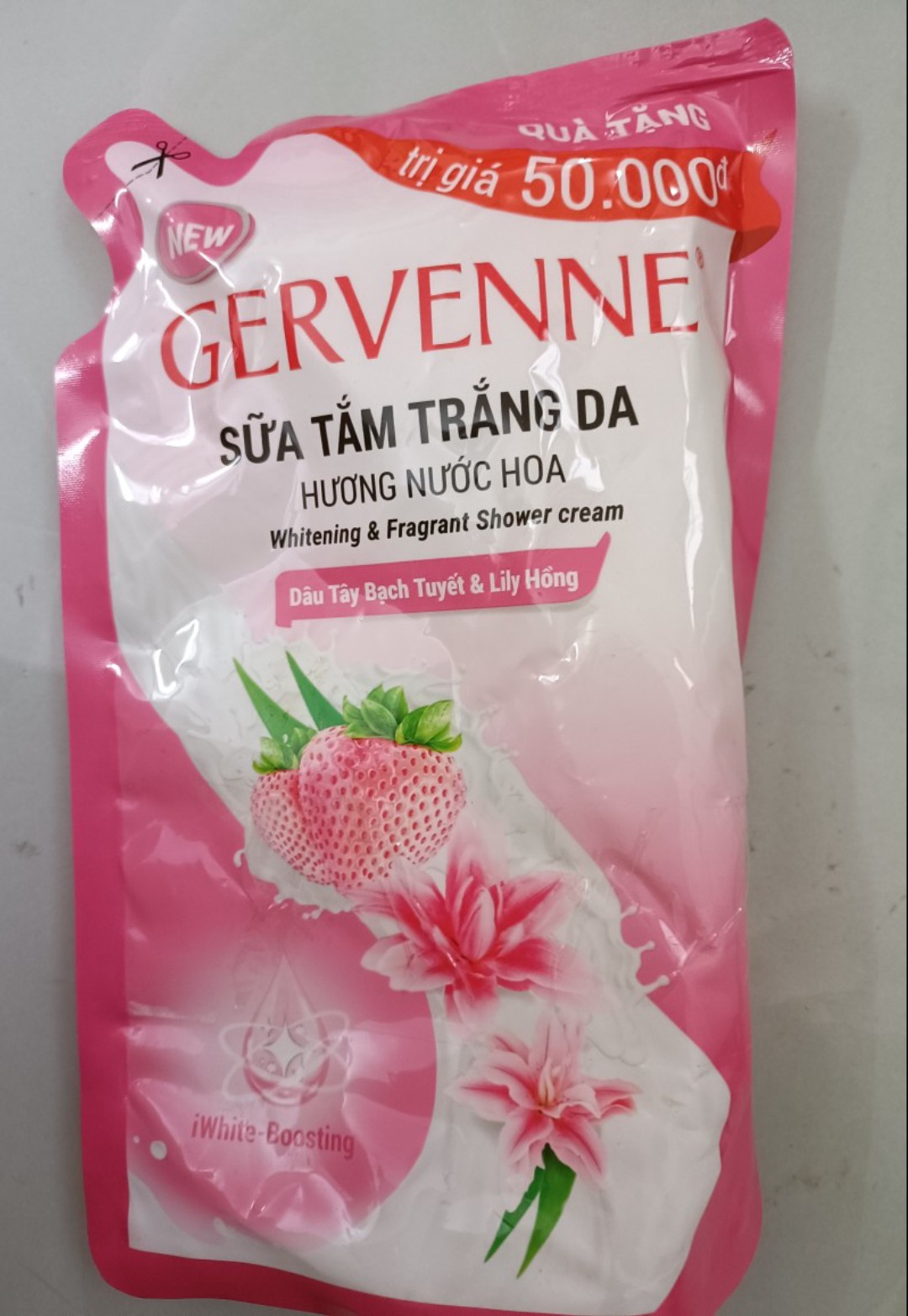 (Tiết kiệm hơn) Túi sữa tắm Gervenne 380g