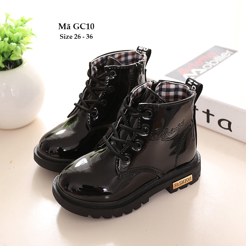Bốt cổ cao bé gái 3 - 10 tuổi GC10