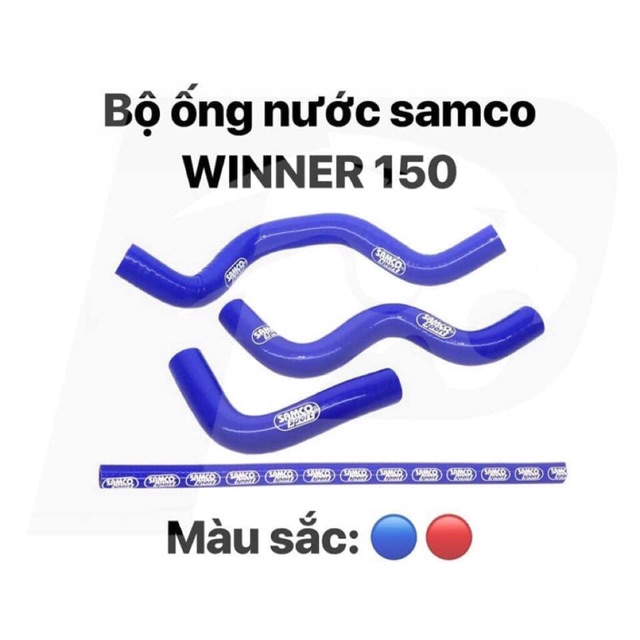 Ống Nước Samco Uốn sẳn Cho Exciter, Raider, Winner Và Sonic