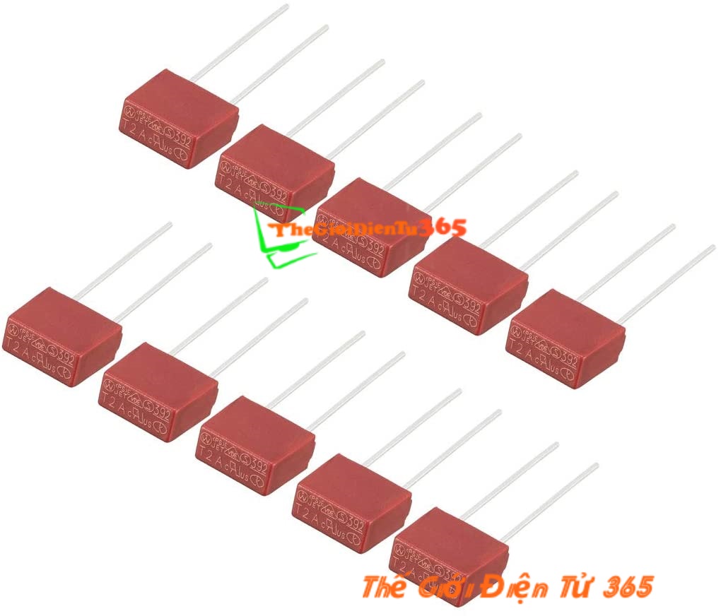 10 cầu chì vuông 2a 250v t2a