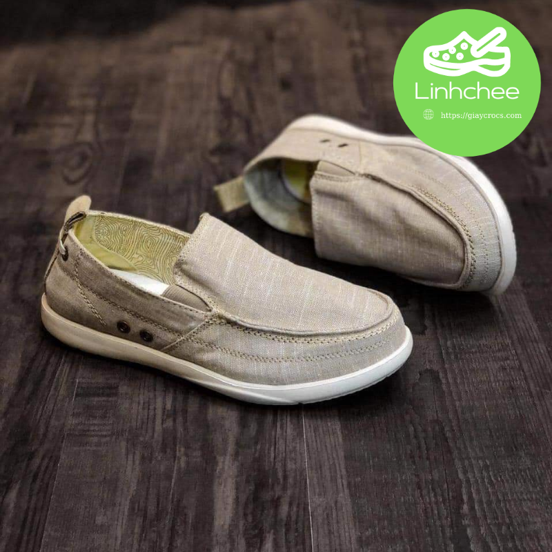 GIÀY CROSS NAM WALU CHAMBRAY MÀU KAKI VÀNG