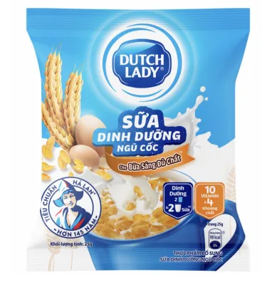 Sữa bột dinh dưỡng ngũ cốc Dutch Lady - gói 25g
