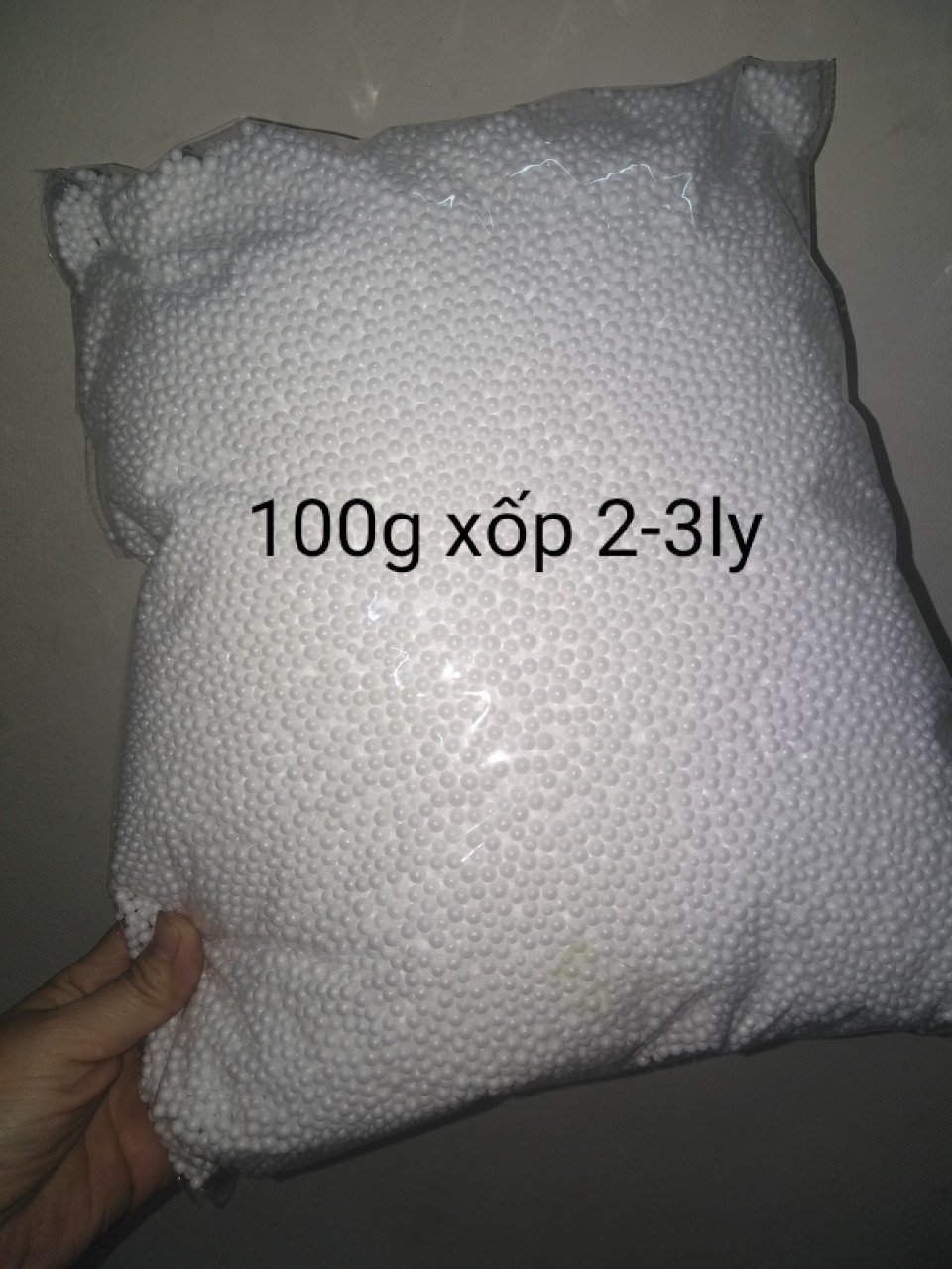 1kg Hạt xốp trắng 2-3ly
